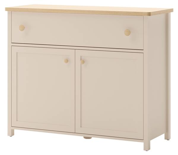 Kommode Story 5 Beige - Holzwerkstoff - 110 x 91 x 91 cm