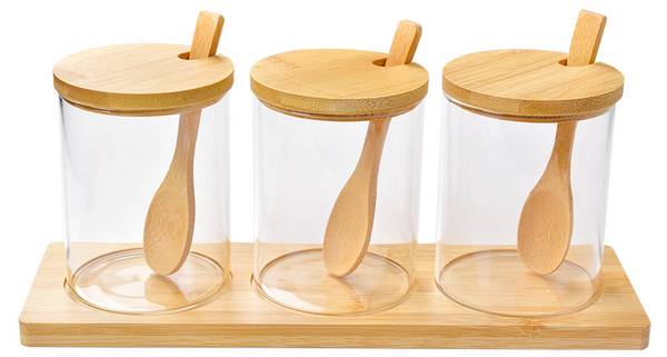 Vorratsglas Living Chic 42271 2er Set Glas - 9 x 12 x 29 cm