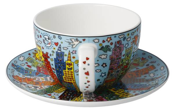 Tasse James Rizzi My New York City Day Porzellan - 15 x 7 x 15 cm