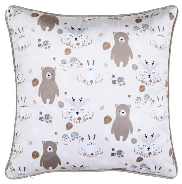 Kissen GABIN Beige - Textil - 40 x 40 x 3 cm