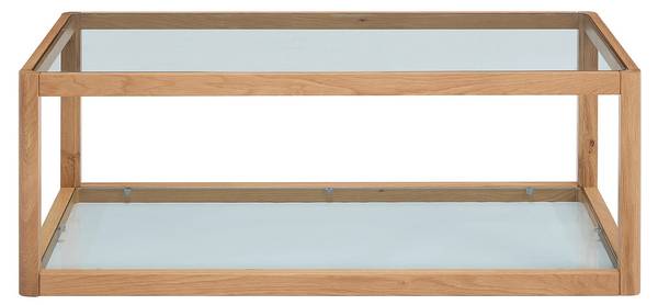 Couchtisch ZUNARIL Braun - Glas - 110 x 40 x 60 cm