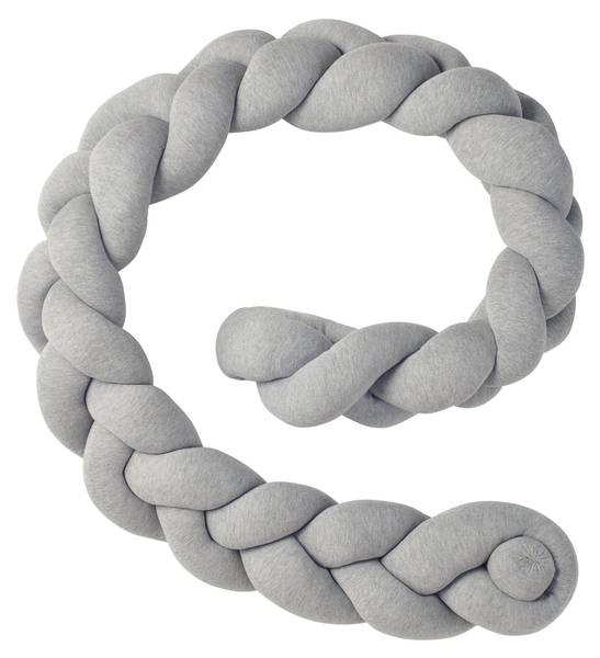 Bettschlange Nordic I Grau - Textil - 17 x 10 x 180 cm