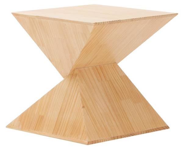Beistelltisch EMDEN Braun - Massivholz - 45 x 45 x 45 cm