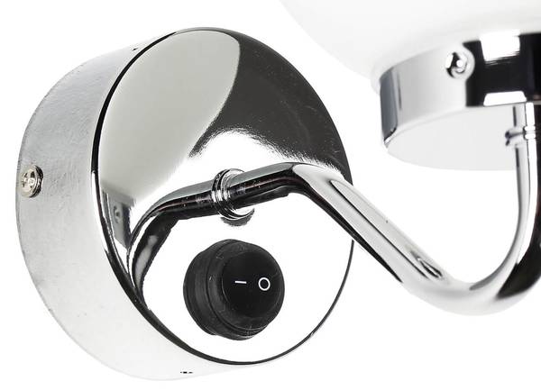 Wandleuchte TOGO Graumetallic - Silber / Grau - Silbergrau - Weiß