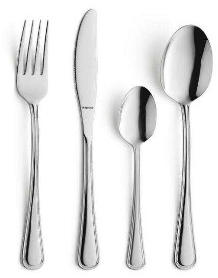 Bologna 24-teilig Silber - Naturfaser - 2 x 2 x 1 cm