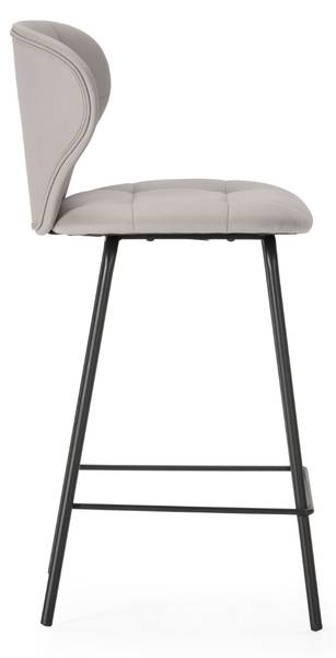 Barhocker MAURA 2er-Set Beige - Kunststoff - 52 x 67 x 45 cm