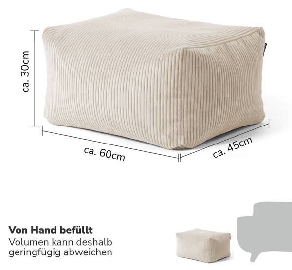 Pouf Der Ruhestifter Beige