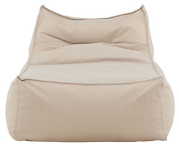 Sitzsack Redang Beige - Stahl - 94 x 83 x 118 cm