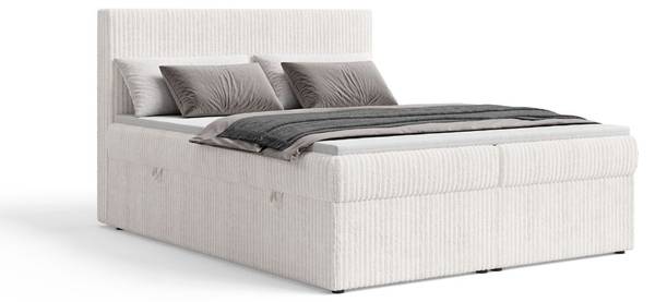 Boxspringbett BRISA Creme - Liegefläche Breite: 140 cm