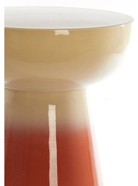 Beistelltisch Rovini Weiß - Eisen - 35 x 41 x 35 cm