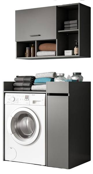 Waschmaschinenschrank Flexy 3-teilig 95 x 195 x 60 cm
