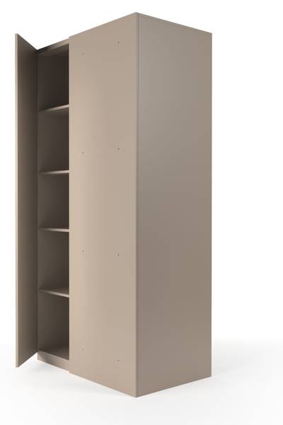Beistellschrank Modul M3 Grau - Holzwerkstoff - 115 x 235 x 70 cm