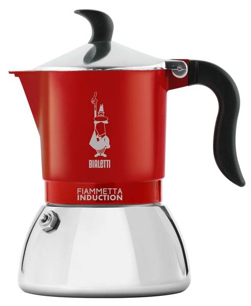 Espressokanne Bialetti FIAMMETTA Rot - Metall - 17 x 19 x 18 cm