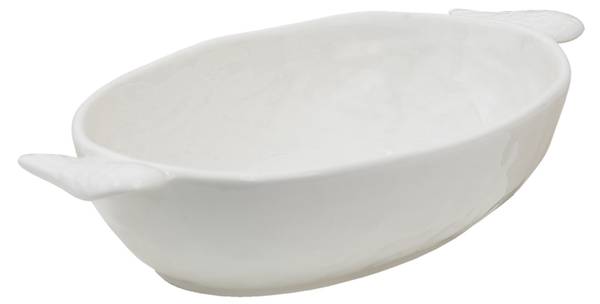 Servierplatte Winterwonderland 90831 Weiß - Keramik - 14 x 5 x 26 cm