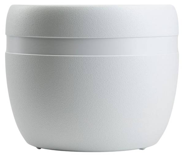 Blumentopf Luna 3er-Set Weiß - Kunststoff - 46 x 38 x 46 cm
