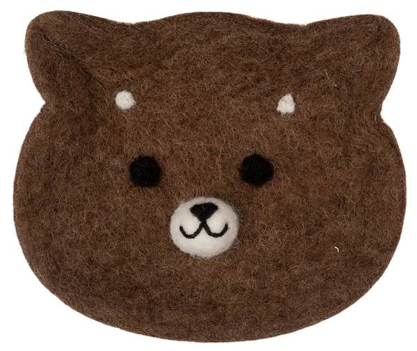 Dekoration Schale Bär Cosy Martina Braun - Textil - 13 x 3 x 15 cm