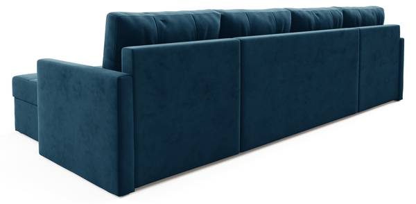 Ecksofa U OLIVIA DL+2P Blau