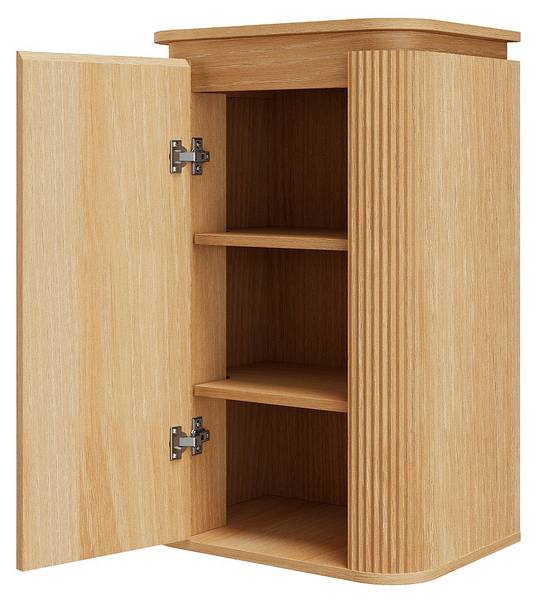 Badschrank LILIKO Beige - Holz teilmassiv - 50 x 80 x 35 cm