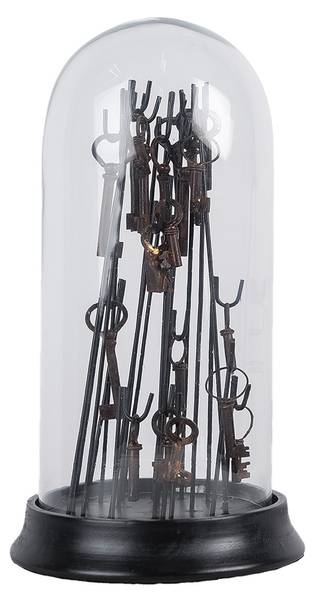 Glocke Ava DAY Braun - Glas - 18 x 36 x 18 cm