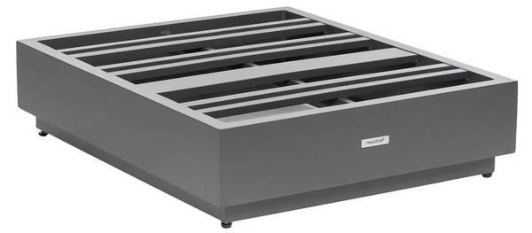 Gartenhocker ALLURE Grau - Metall - 65 x 42 x 78 cm