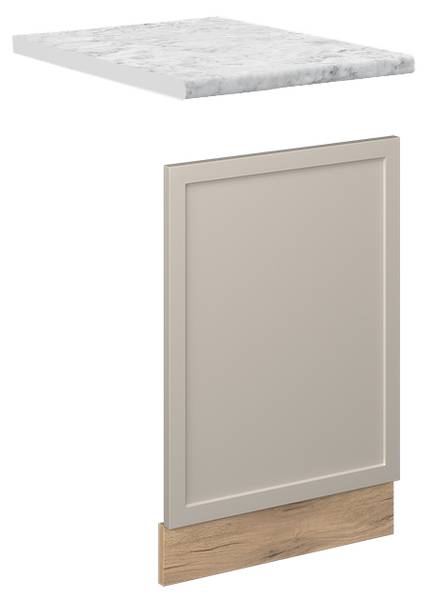 Frontpaneel Fame-Line 50419 eikenhouten look - taupe - Breedte: 45 cm