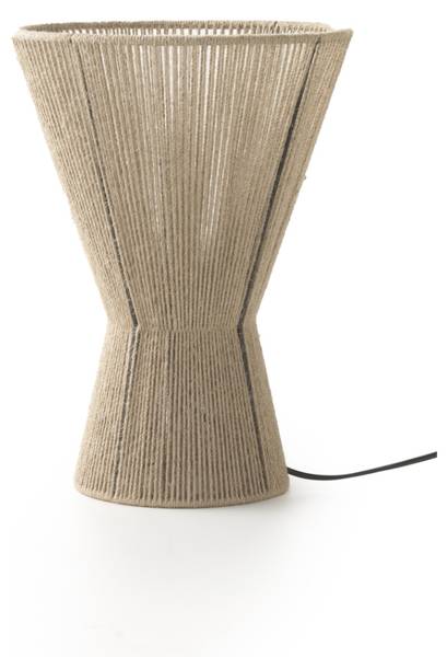 Tischlampe 10676 Braun - Naturfaser - 30 x 40 x 30 cm
