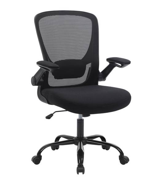Bürostuhl Schreibtischstuhl ergonomisch Schwarz - Kunstleder - 60 x 107 x 66 cm