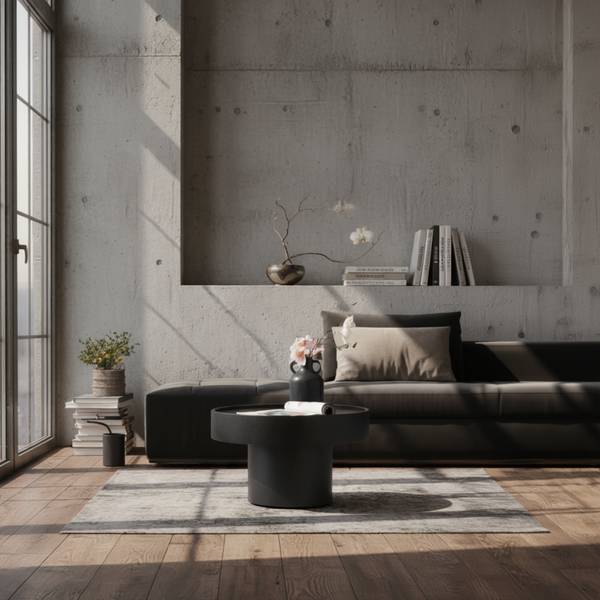 Couchtisch SETUBAL Schwarz - Eisen - 60 x 36 x 60 cm