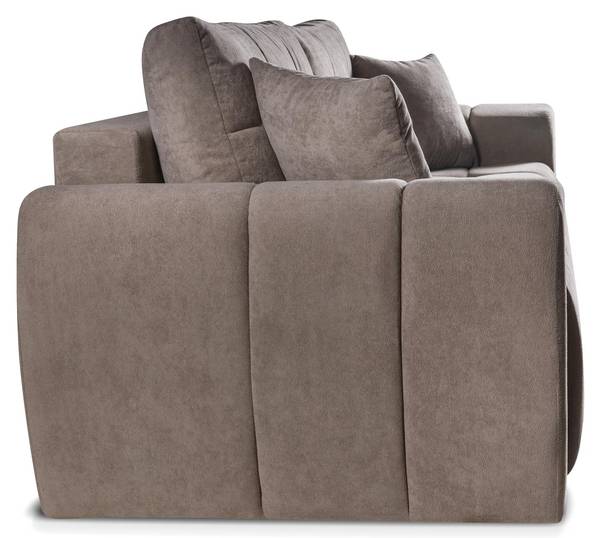 Sofa FUTU Braun - Holzwerkstoff - 263 x 93 x 105 cm