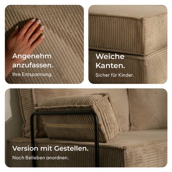 Ecksofa ANKO Grau
