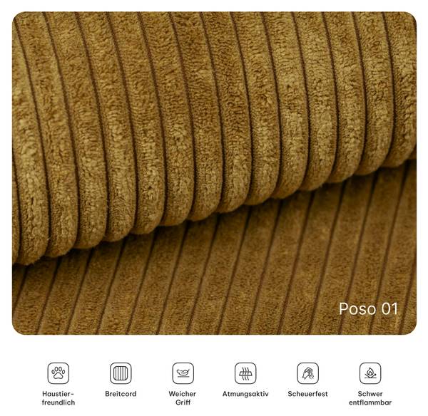 Ecksofa ANKO Gelb
