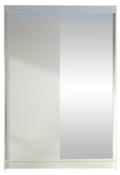 Kleiderschrank Lino I mit LED Weiß