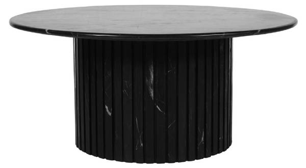 Couchtisch NEELIM Schwarz - Stein - 91 x 41 x 91 cm