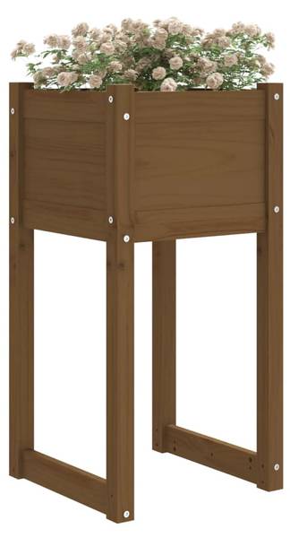 Pflanzgefäß 3017110-1 Pinie Honig Dekor - 40 x 81 cm