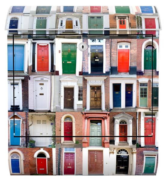 Briefkasten Urban Doors Stahl - 39 x 46 x 13 cm