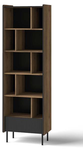 Bücherregal PERETO Braun - Holzwerkstoff - 59 x 40 x 190 cm