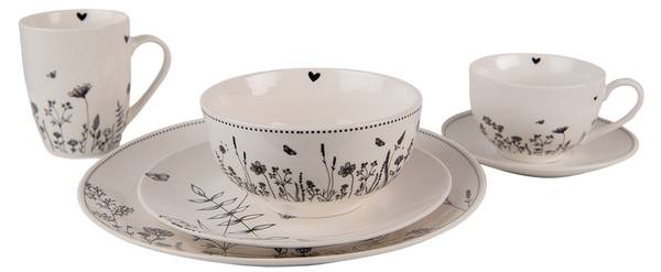 Suppenschale Giorgia&Bowl Beige - Porzellan - 14 x 7 x 14 cm