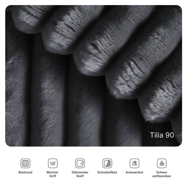 Ecksofa ANKO Dunkelgrau