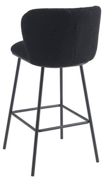 Barhocker SENORASE 2er-Set Schwarz