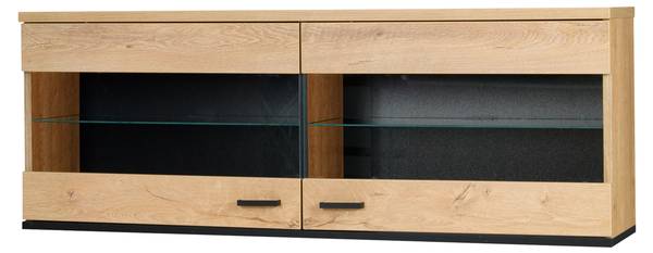 Hängeschrank John 9 Braun - Holzwerkstoff - 121 x 45 x 30 cm