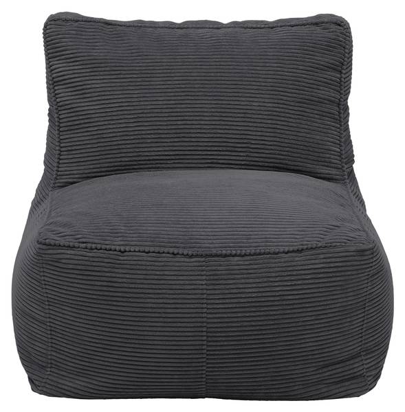 Sitzsack CAROLINE Grau - Holzwerkstoff - 75 x 84 x 88 cm