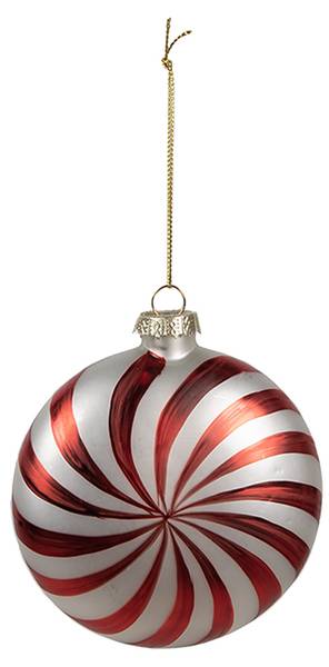 Weihnachtskugel Xmas 45155 Rot - Glas - 3 x 8 x 8 cm