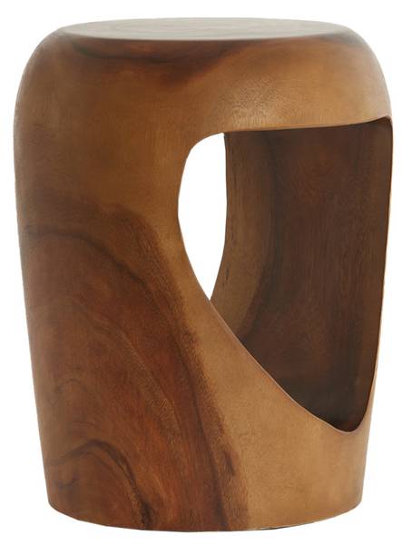 Beistelltisch MORRITO Braun - Massivholz - 35 x 45 x 35 cm