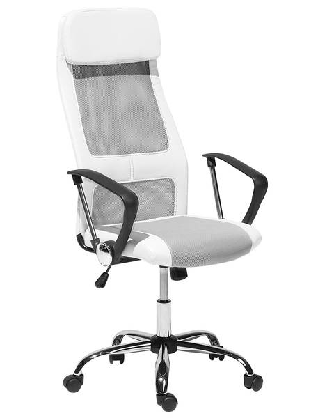 Bürostuhl PIONEER Schwarz - Silber - Weiß