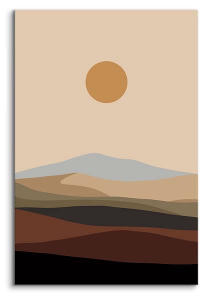 Leinwandbild Sonne 40 x 60 x 60 cm