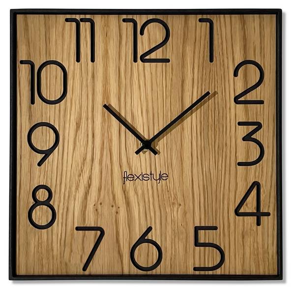 Wanduhr HOLZSQUADRAT 30 x 30 cm