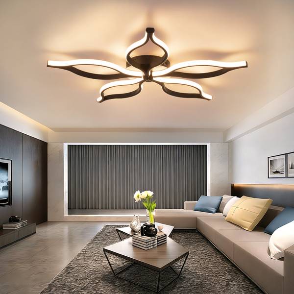 LED Deckenleuchte q00 Schwarz