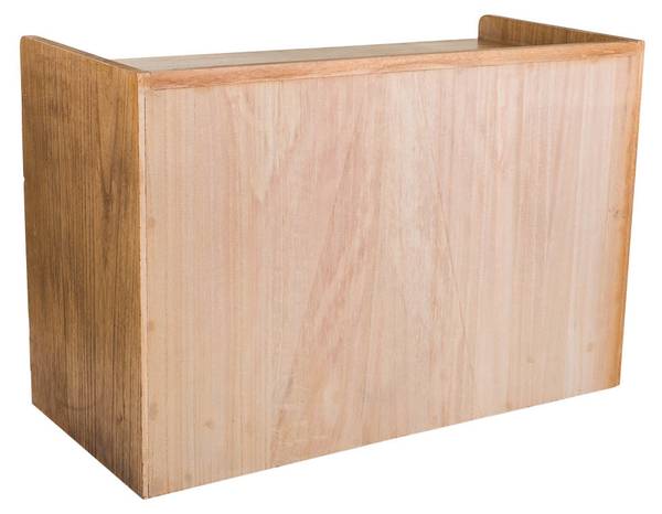 Schuhbank Masaya Braun - Holzwerkstoff - 80 x 53 x 38 cm