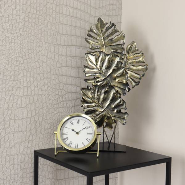 Ornament auf Basis für Innen auf Stand Braun - Metall - 13 x 58 x 33 cm