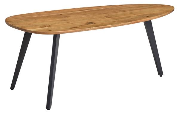 Couchtisch VESUBIE Beige - Akazie - 110 x 45 x 60 cm